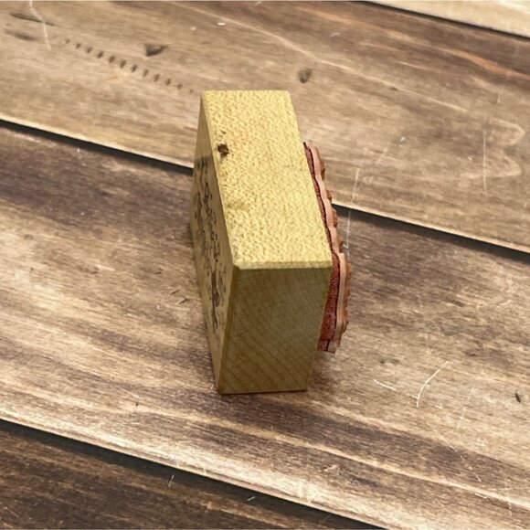 PSX C108 I BELIEVE IN ANGELS WOOD MOUNTED RUBBER STAMP VINTAGE - Picture 2 of 4